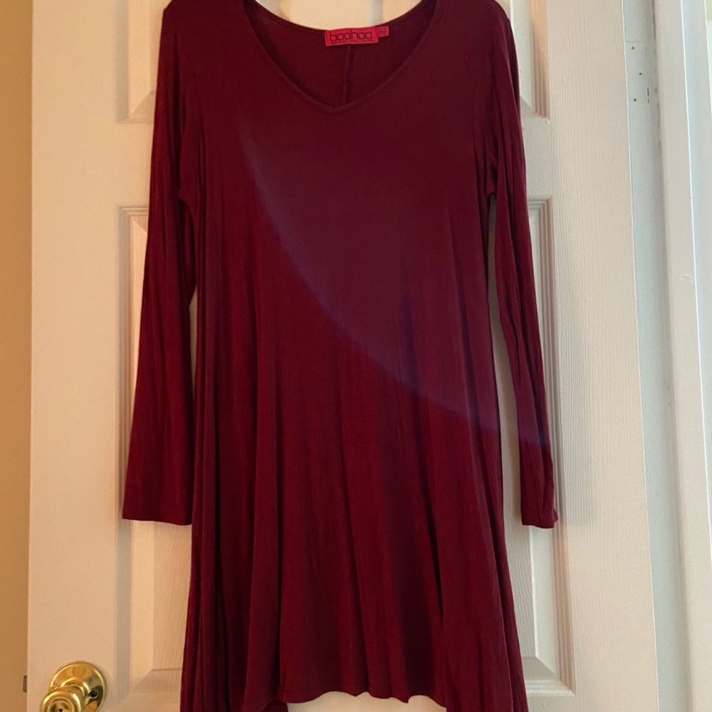 Loose fitting long sleeve dress
